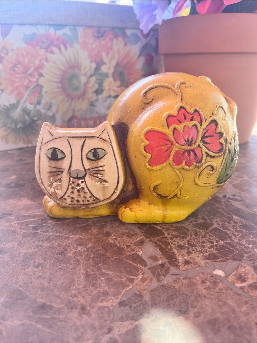 Vintage 70s Piggy Bank